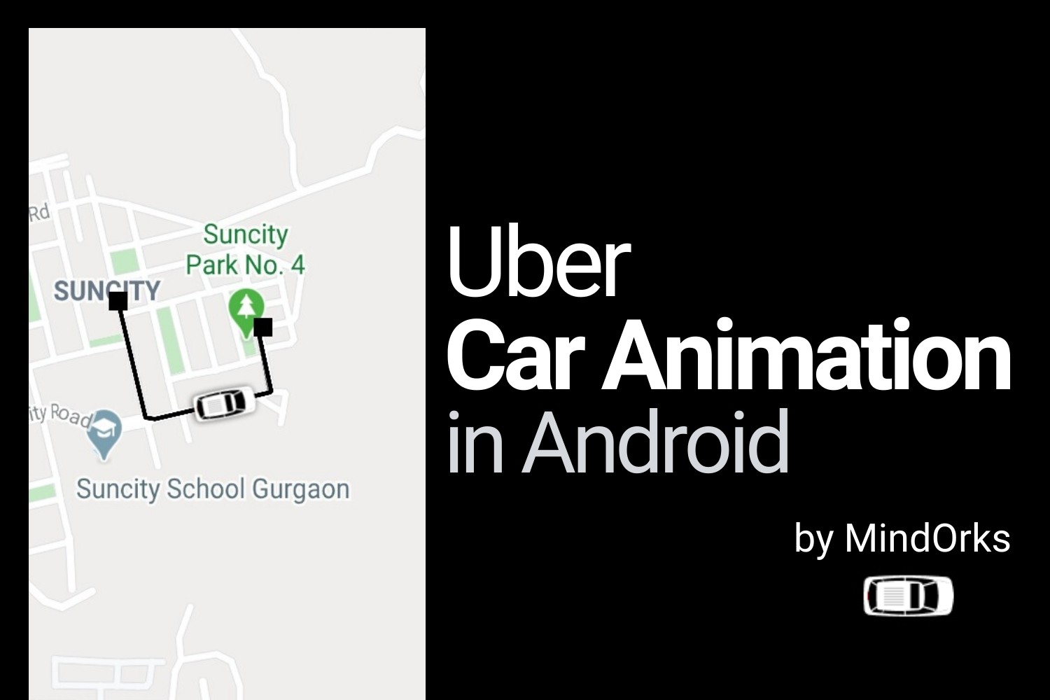How to Add Uber Car Animation in Android App?