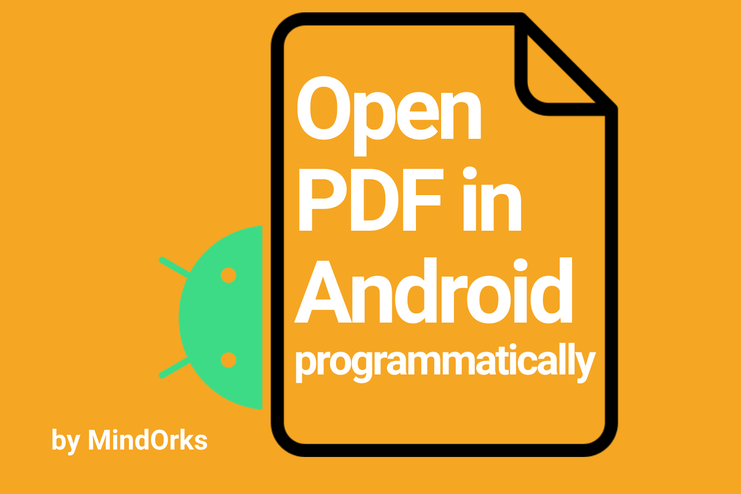 How To Open A PDF File In Android Programmatically 