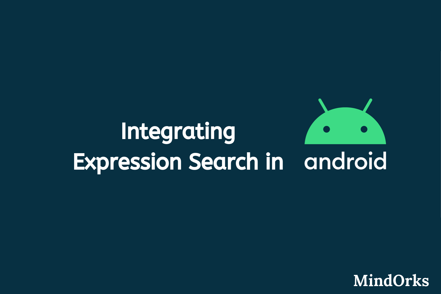 Integrating Expression Search in Android app
