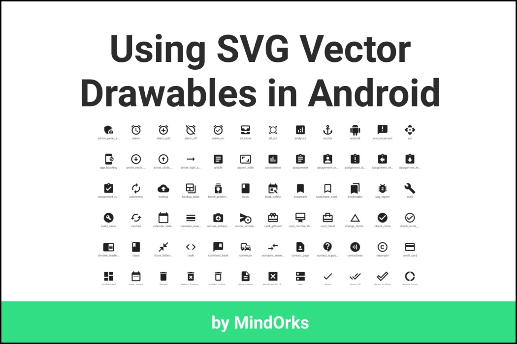 Using Svg Vector Drawables In Android